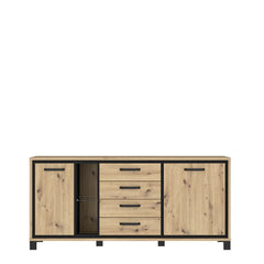Trondheim Sideboard Cabinet 177cm in Oak Artisan, image 4