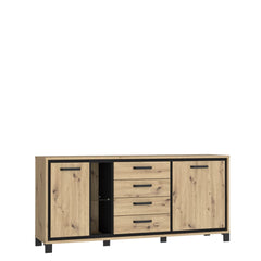 Trondheim Sideboard Cabinet 177cm in Oak Artisan, image 2