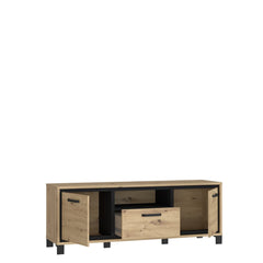 Trondheim TV Cabinet 158cm in Oak Artisan, image 3