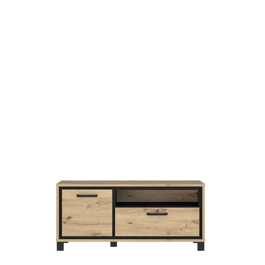 Trondheim TV Cabinet 131cm in Oak Artisan, image 4