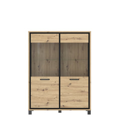 Trondheim Display Cabinet 121cm in Oak Artisan, image 5