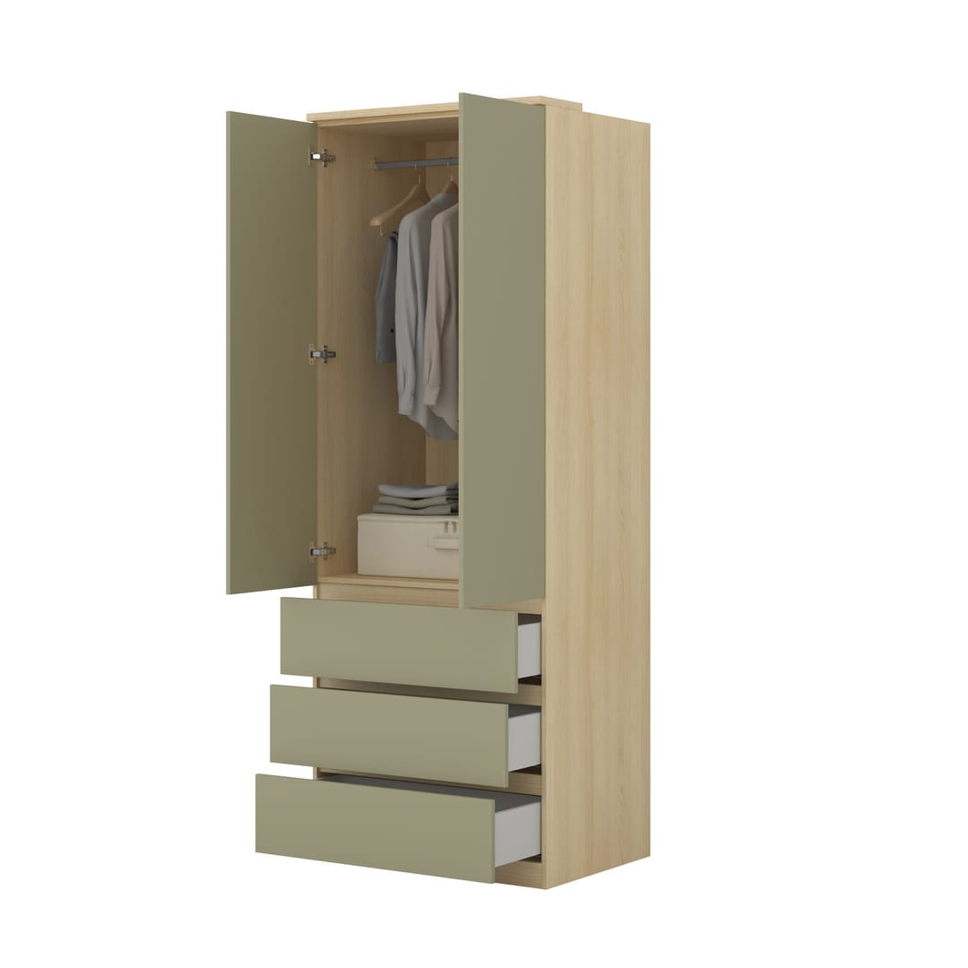 Terra 68 Hinged Door Wardrobe 80cm