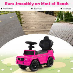 3-in-1 Baby Foot-to Floor Sliding Walker with Push Handle-Pink