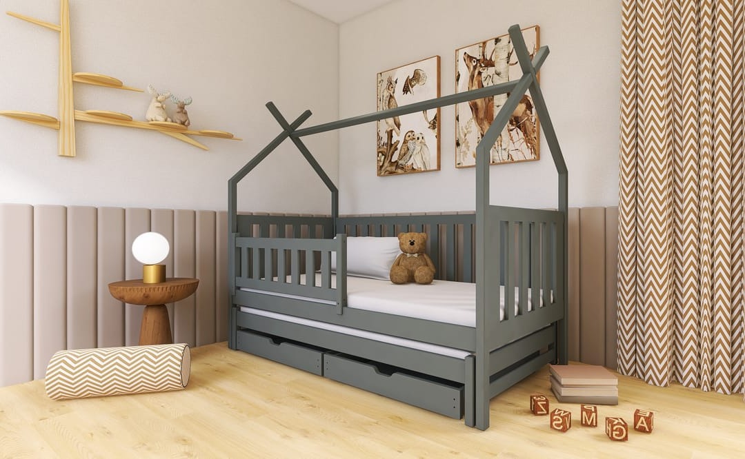 Wooden Single Bed Tytus With Trundle - product image 6