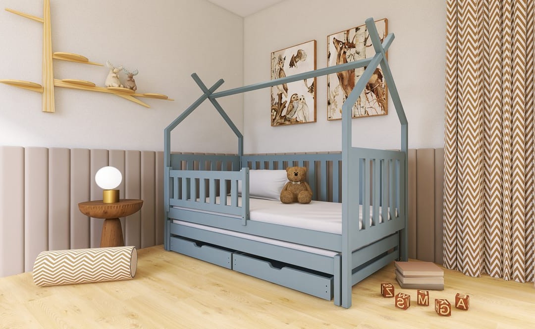 Wooden Single Bed Tytus With Trundle - product image 3
