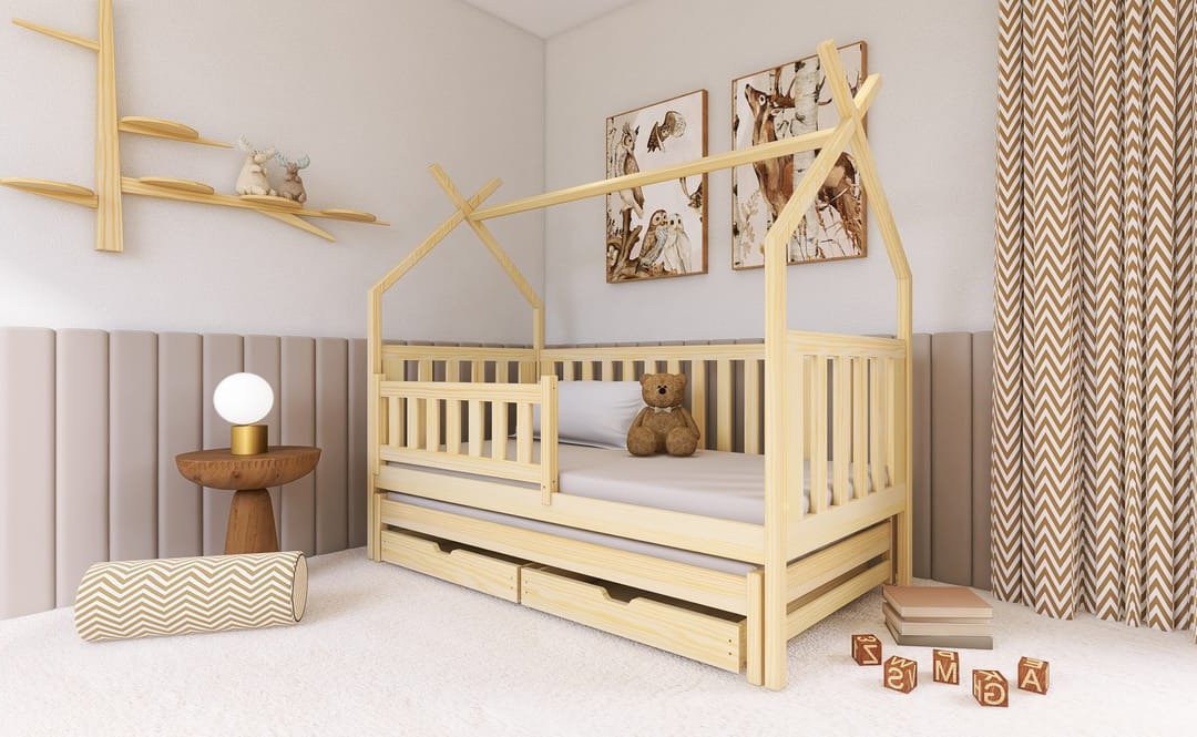 Wooden Single Bed Tytus With Trundle - product image 12