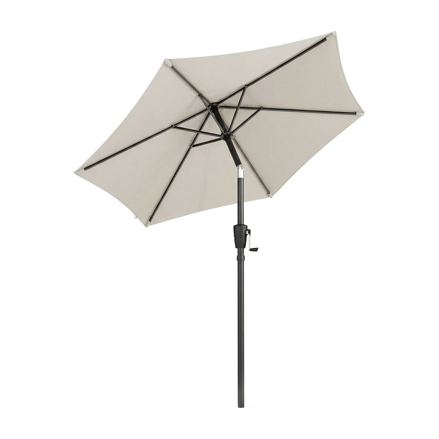 Outsunny 2m Garden Parasol Umbrella, Outdoor Table Parasol Umbrella with Crank Handle, Tilt Function, UV30+ Protection