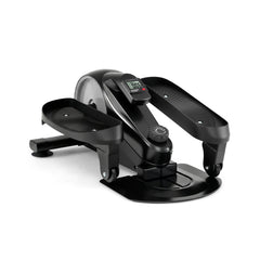 Under Desk Elliptical Pedal Exerciser Adjustable Magnetic Resistance-Silver