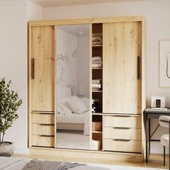 Vira Sliding Door Wardrobe 180cm