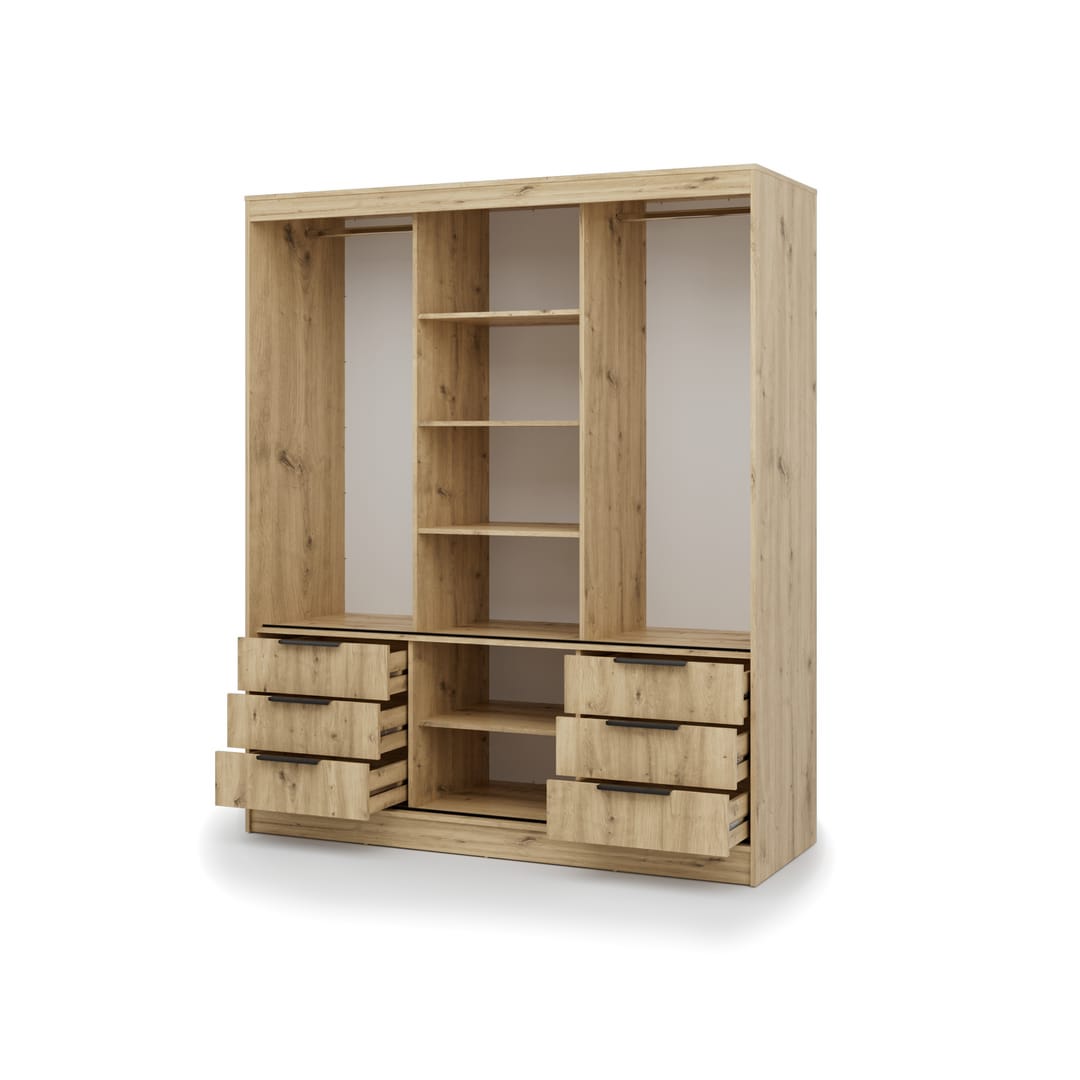 Vira Sliding Door Wardrobe 180cm