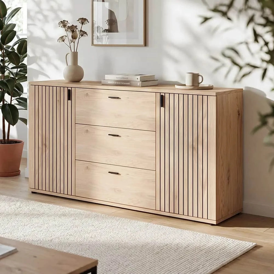 Verniq Sideboard Cabinet 160cm in Oak Natural
