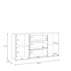 Verniq Sideboard Cabinet 160cm in Oak Natural, image 9