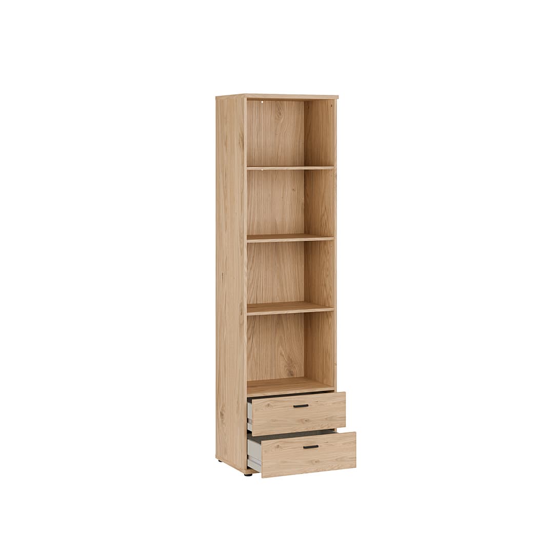 Verniq Bookcase 55cm in Oak Natural, image 4