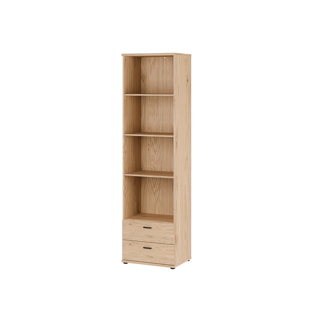 Verniq Bookcase 55cm in Oak Natural, image 9