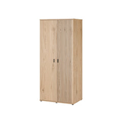 Verniq Hinged Door Wardrobe 90cm in Oak Natural, image 9
