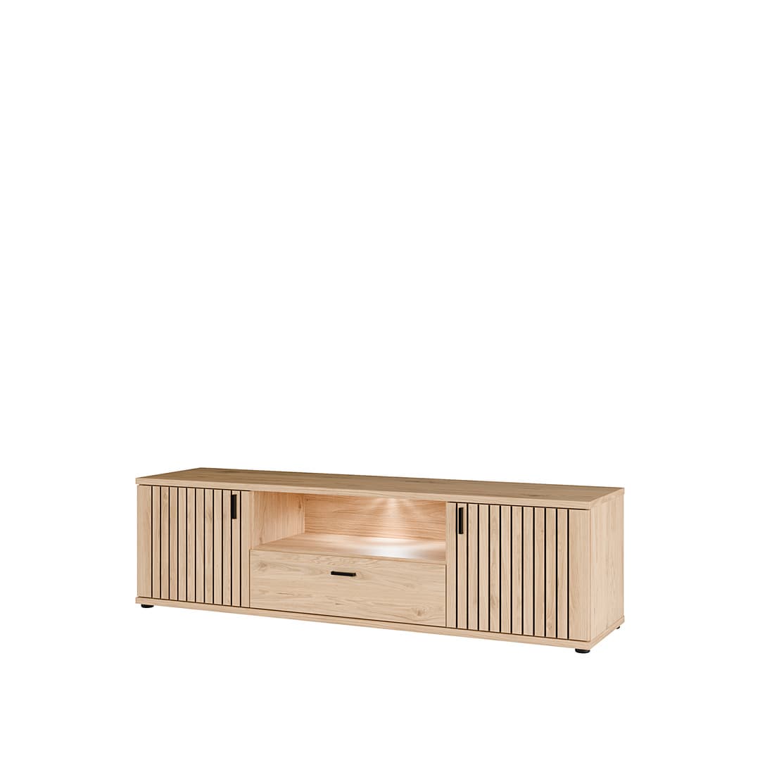 Verniq TV Cabinet 160cm in Oak Natural, image 11