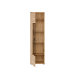 Verniq Tall Display Cabinet 55cm in Oak Natural, image 7