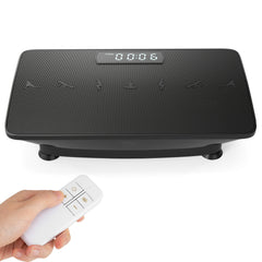 Vibration Plate Exercise Machine with Gravity Sensor for Home-Black