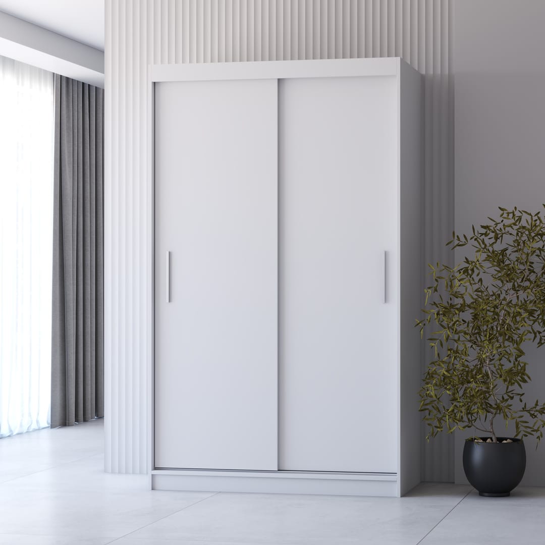Neomi 04 Sliding Door Wardrobe 120cm - product image 3