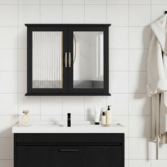 Wall-mounted Bathroom Mirror Cabinet for Bathroom Living Room-Black