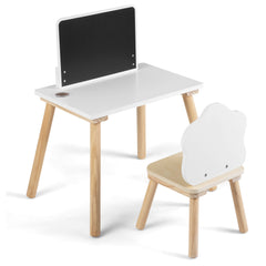Weaning Table and Chair Set with Chalkboard