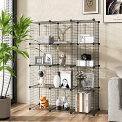 The storage unit filled with books, ornaments and a camera in a living room