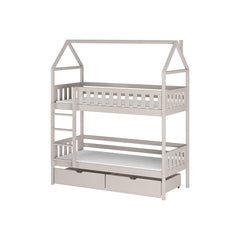 Wooden Bunk Bed Gaja With Storage