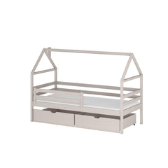 Wooden Single Bed Aaron With Storage