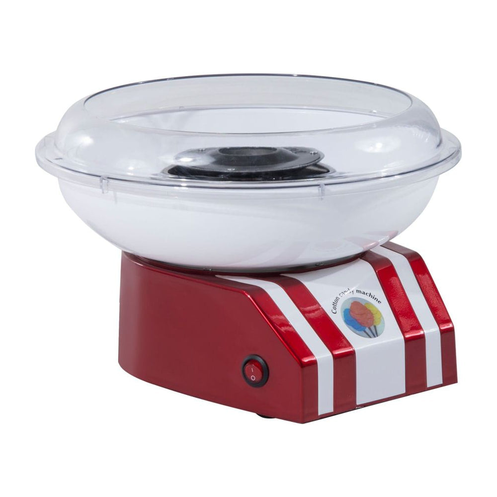 HOMCOM Candy Floss Machine for Kids & Adults, 550W Retro Cotton Maker for Sugar or Candies, Including 10 Candyfloss Sticks