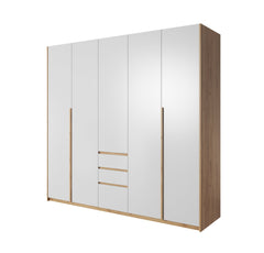 Wardrobe XELO White Matt / Oak Golden