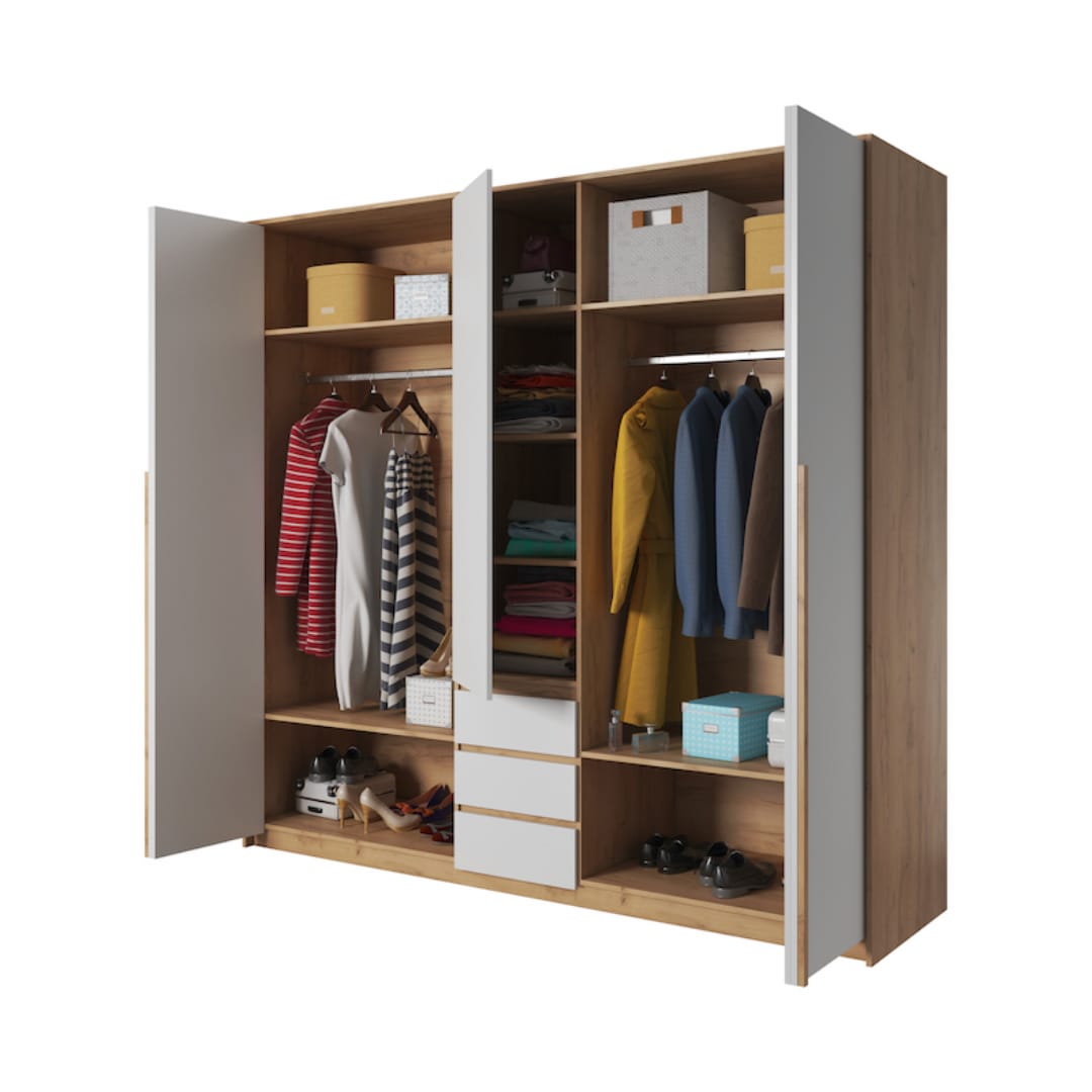Xelo Hinged Door Wardrobe 225cm - product image 2