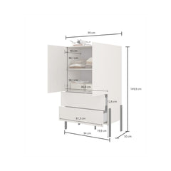 Yukon Highboard Cabinet 90cm