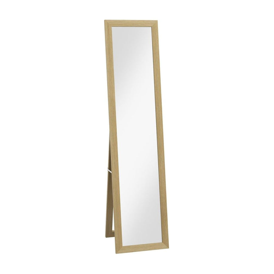 HOMCOM Rustic Full Length Mirror, Hanging and Freestanding Floor Mirror, Farmhouse Decorative Wall Mirror, for Living Room