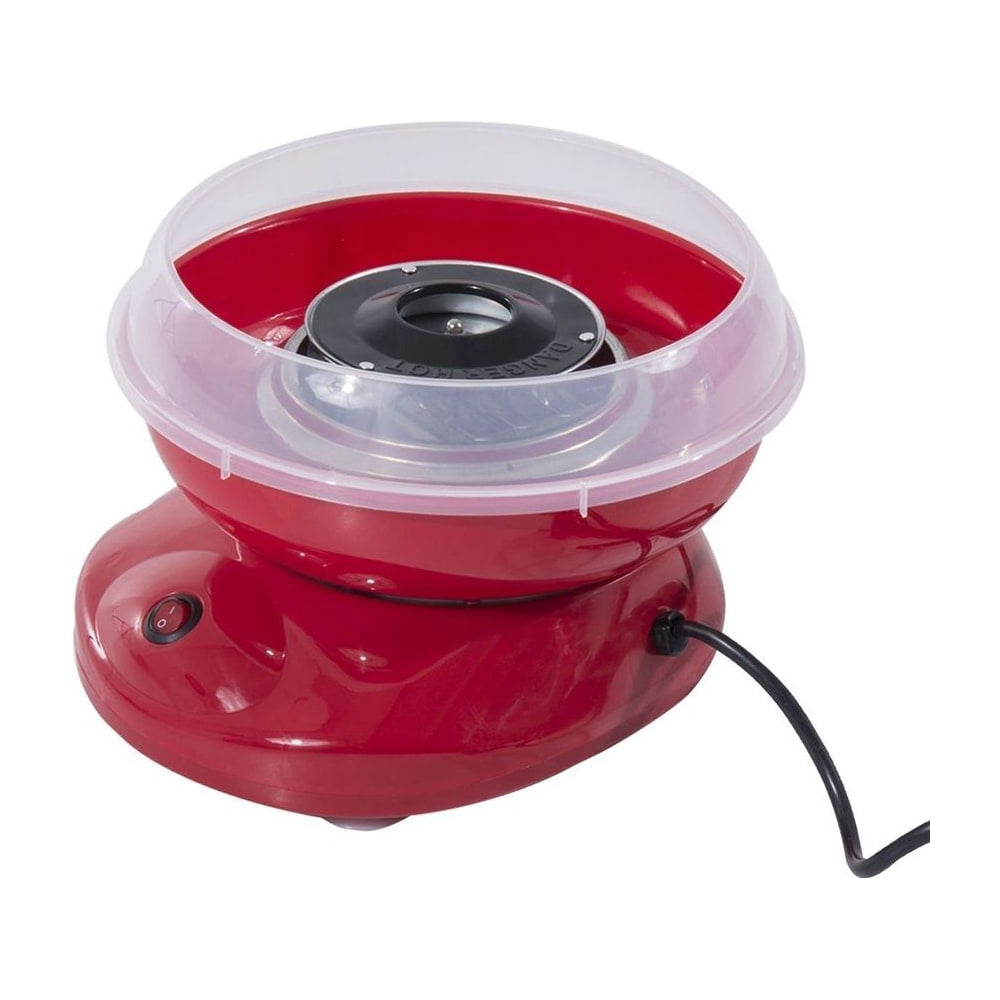 HOMCOM Candy Floss Machine Electric Cotton Candy Maker Gadgetry 450W (Red)
