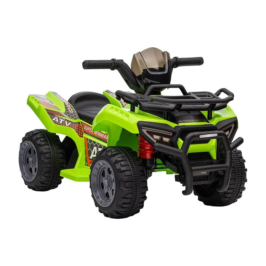 HOMCOM 6V Kids Electric Ride on Car Toddlers Quad Bike All Terrain Vehicle Toy in Green