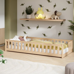 Wooden Single Bed Zoya in Pine, image 3