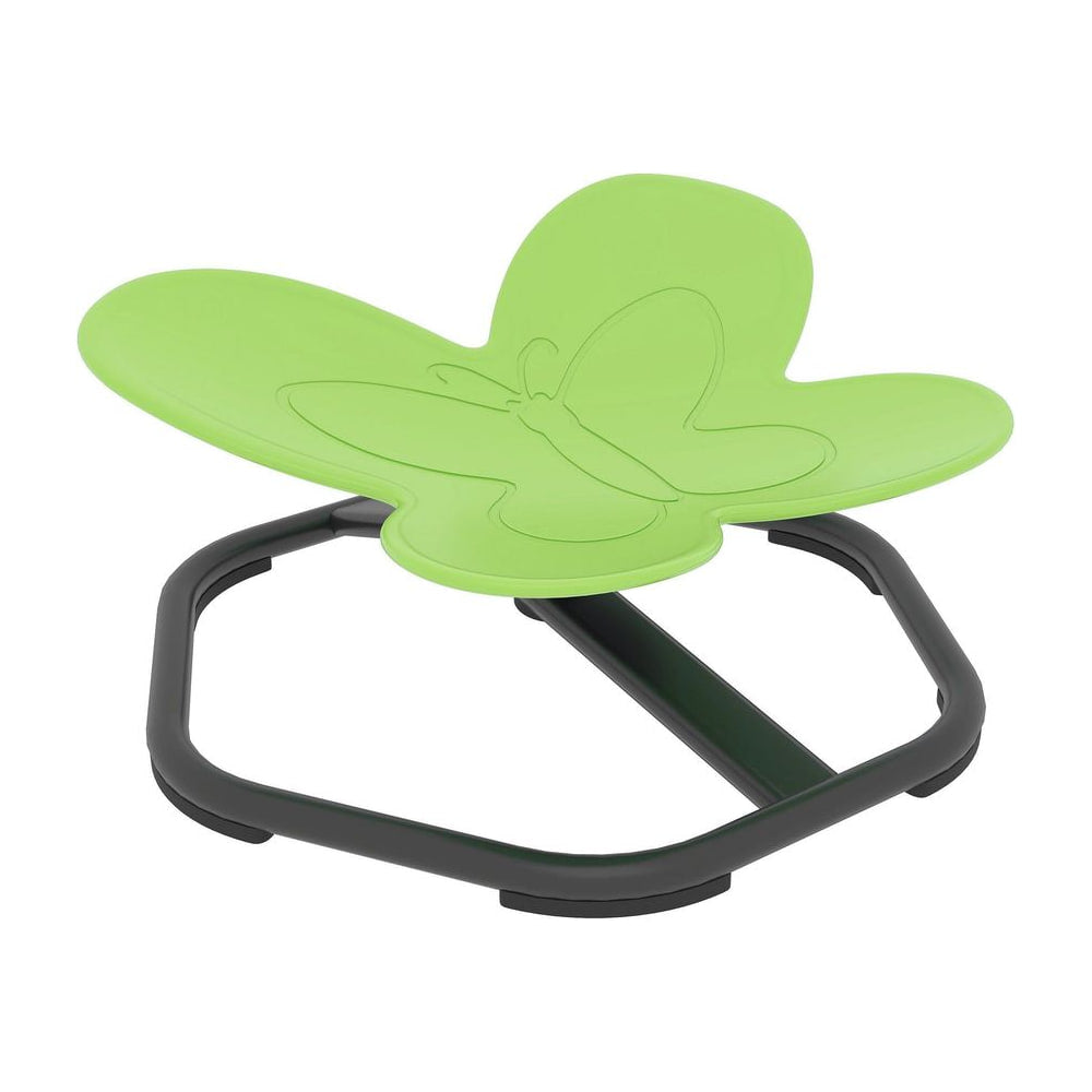 AIYAPLAY Butterfly-Shaped Kids Swivel Chair, Sensory Spinning Chair for Balance and Coordination Training, Green