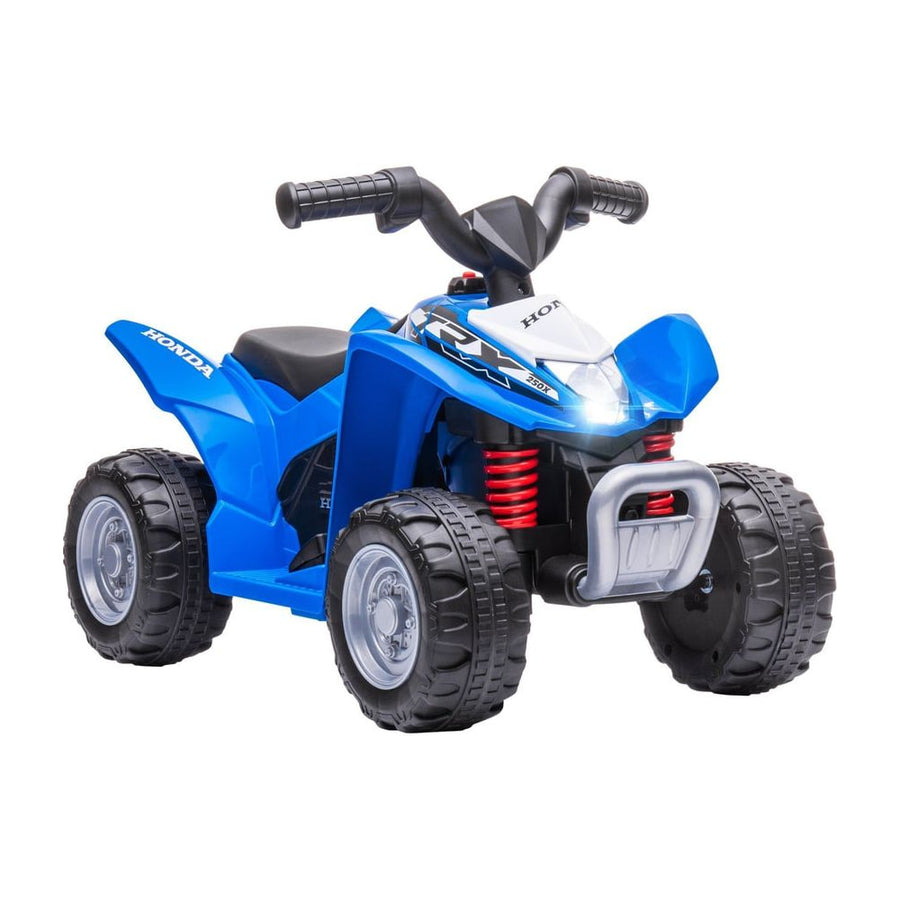 AIYAPLAY Honda Licensed Kids Electric Quad Bike in blue, a ride-on toy for toddlers