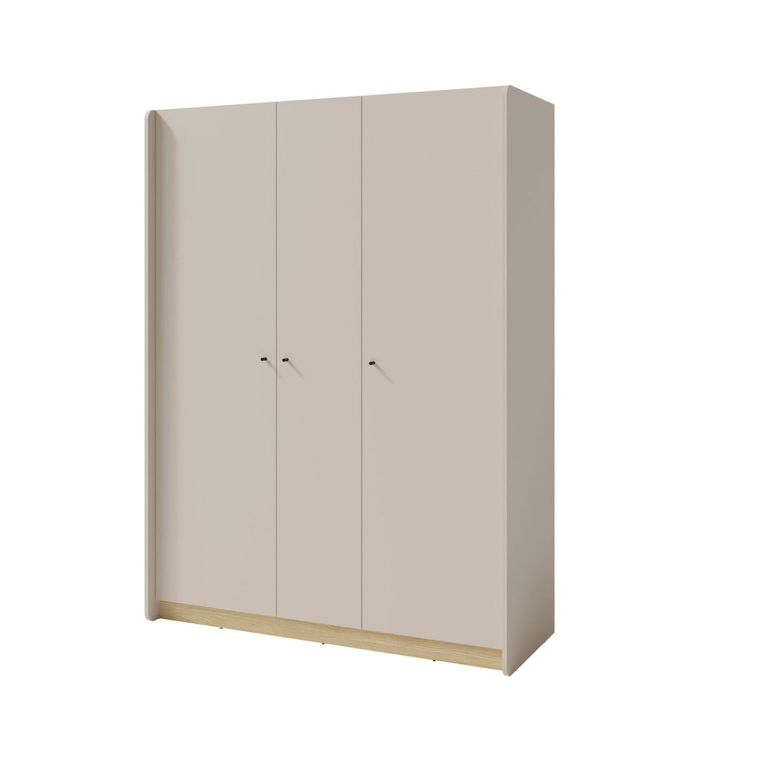 Alessio AE1 Hinged Door Wardrobe 145cm in Beige