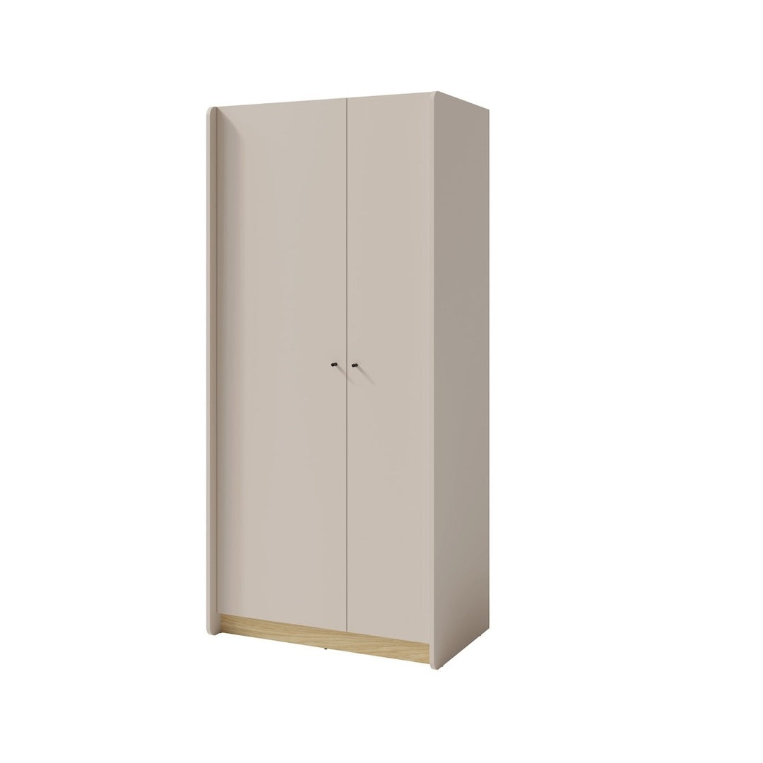 Alessio AE3 Hinged Door Wardrobe 90cm in Beige