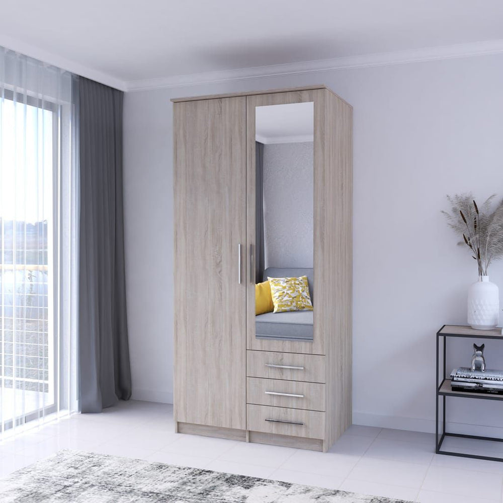 Alex Hinged Door Wardrobe 100cm