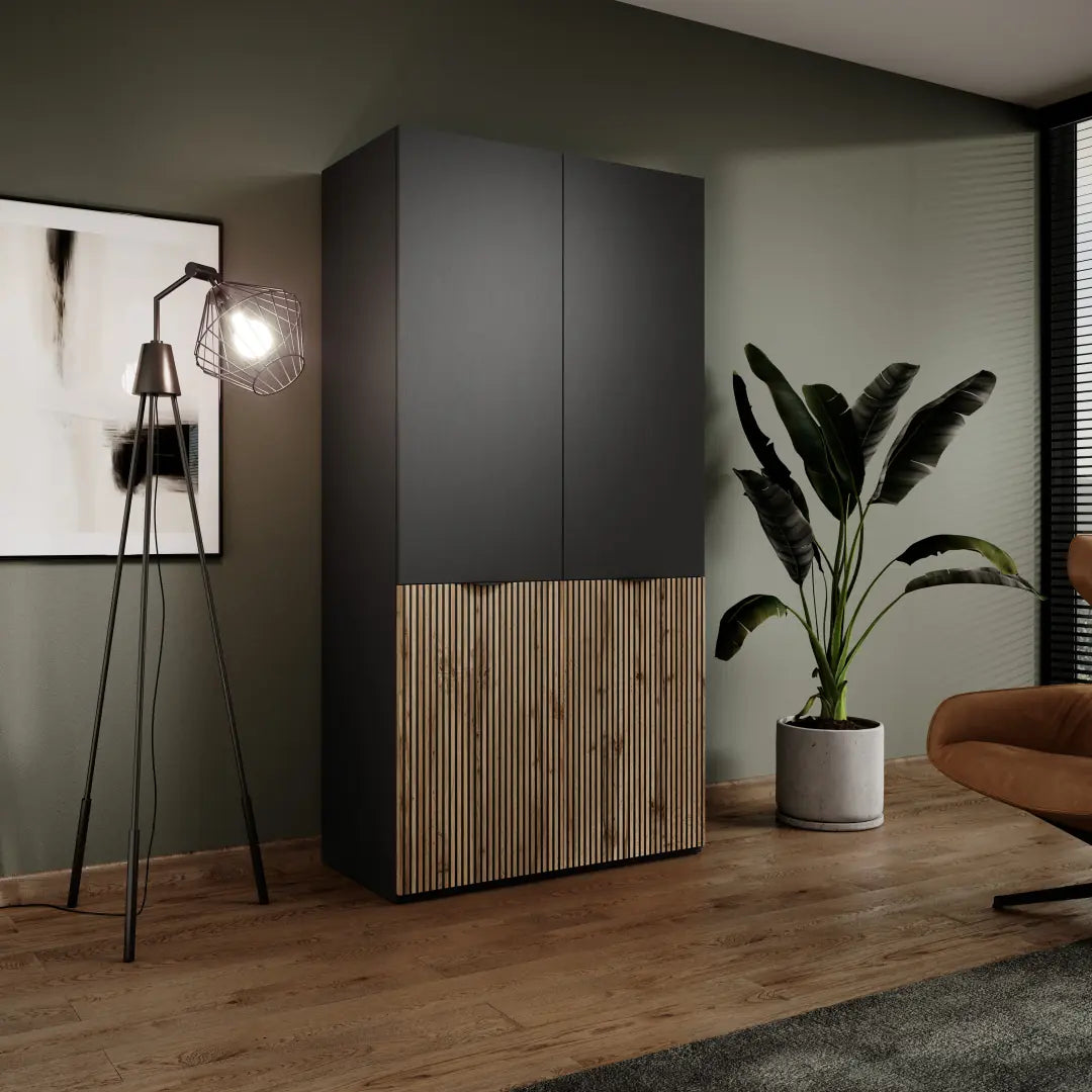 Lund Hinged Door Wardrobe 101cm