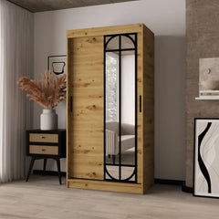Lugo Sliding Door Wardrobe 100cm - product image 4