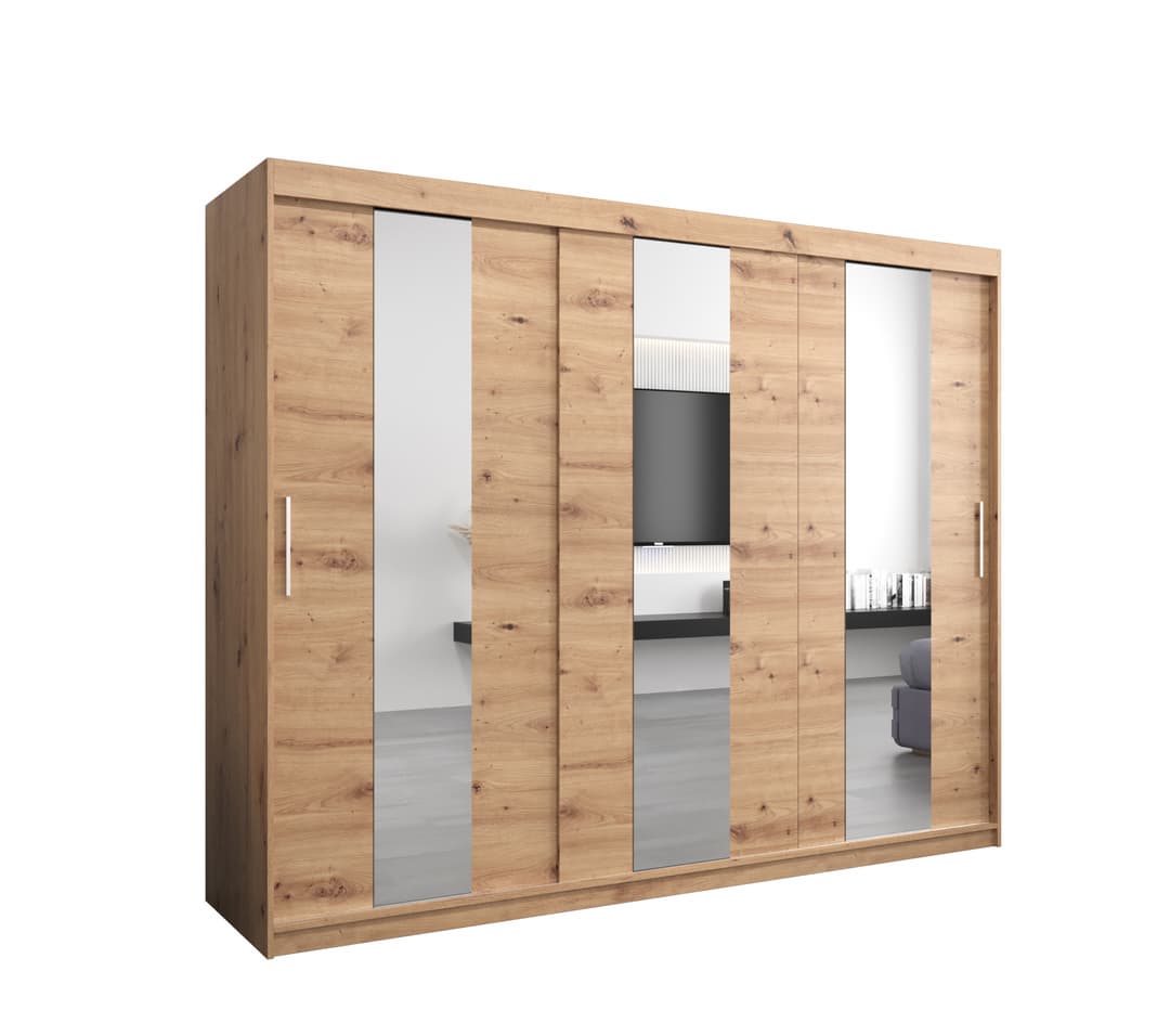 Pole Sliding Door Wardrobe 250cm - product image 2