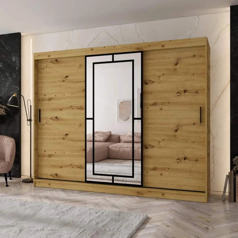 Modena Sliding Door Wardrobe 250cm - product image 4