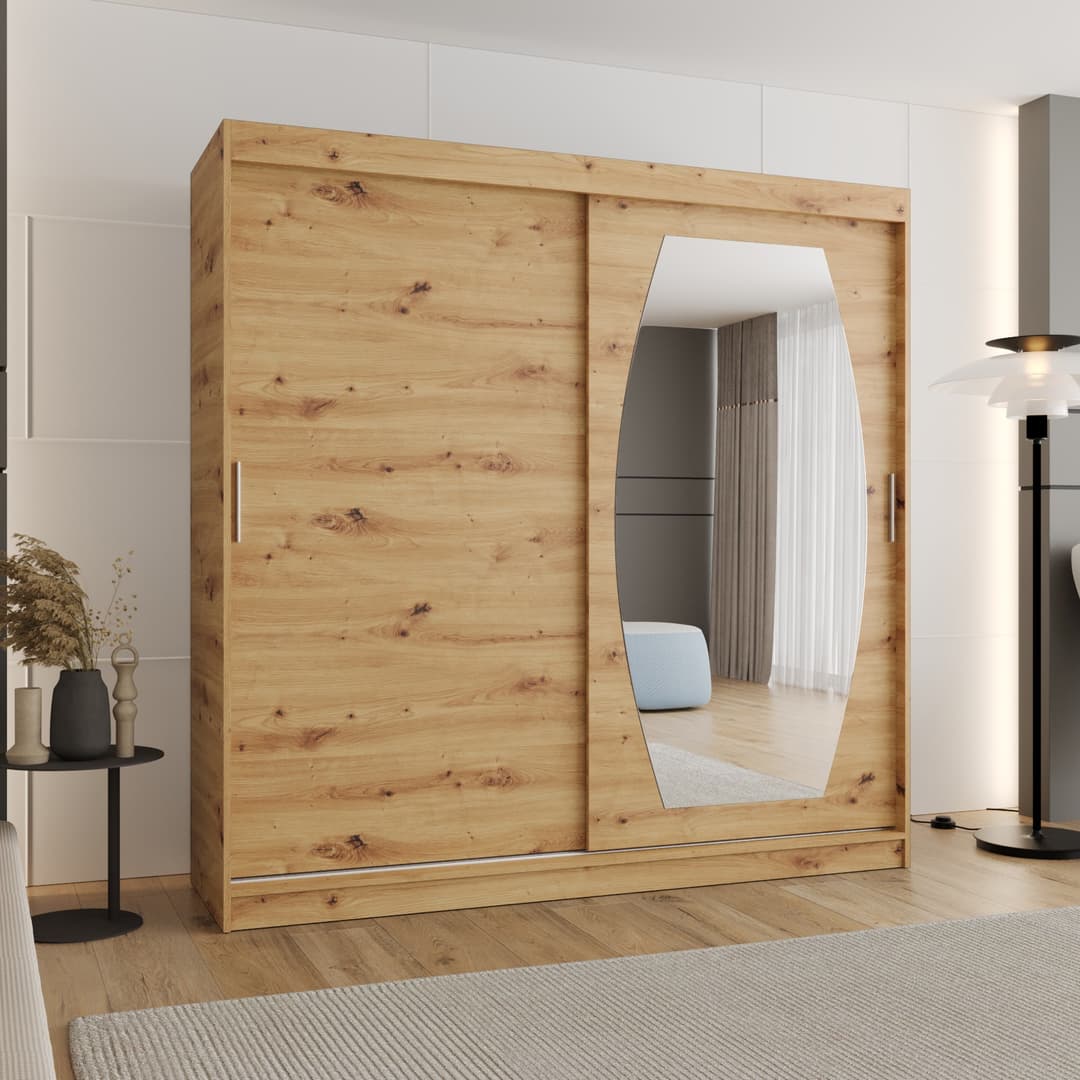 Rossa Sliding Door Wardrobe 200cm - product image 13