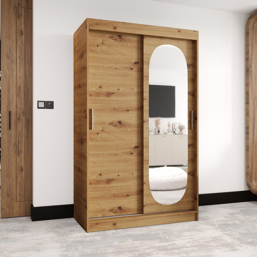 Royal Sliding Door Wardrobe 120cm