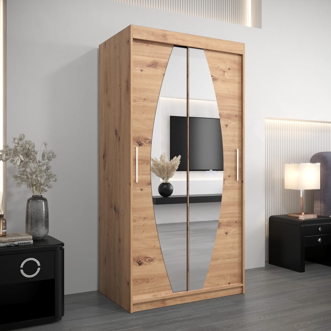 Elypse Sliding Door Wardrobe 100cm - product image 5