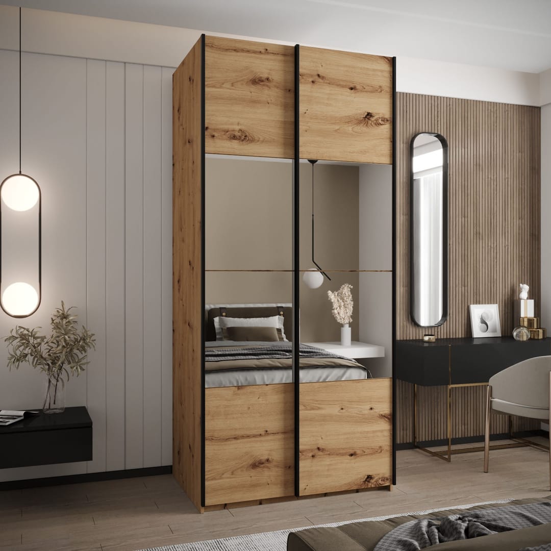 Trosa IV Sliding Door Wardrobe 120cm