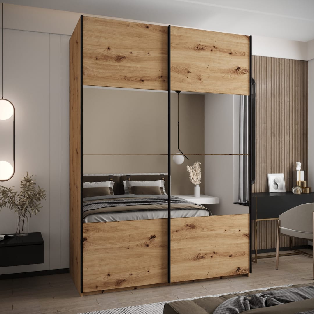 Trosa IV Sliding Door Wardrobe 170cm